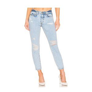 NWT GRLFRND Karolina High Waist Jean Palladium 28